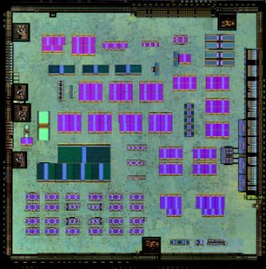 Xerox Calypso die shot - etched