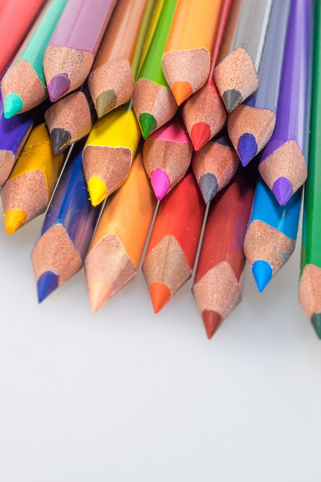 Colorful color paint