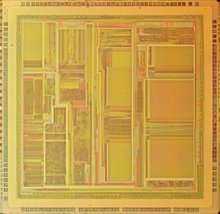 AMD AM29040 die shot - stitched (10x magnification)