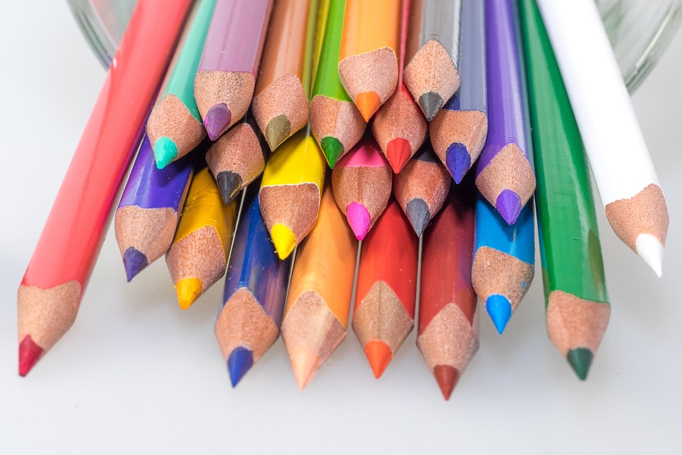 Colorful color paint