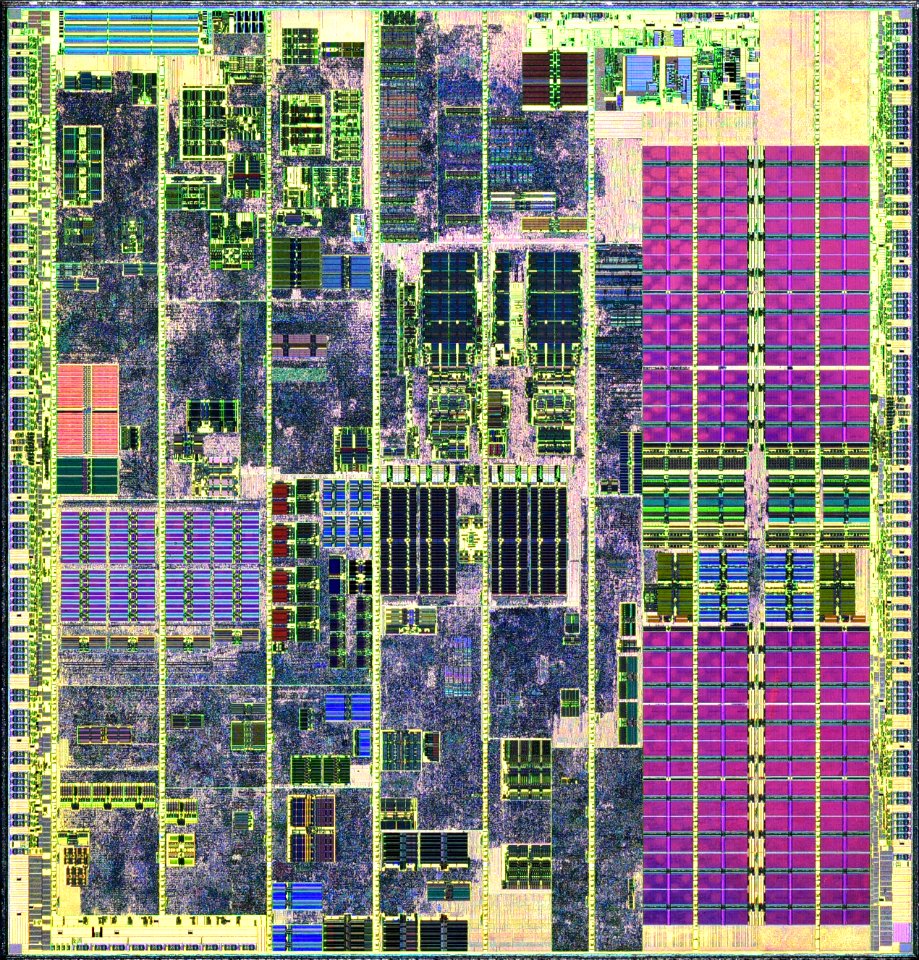 Intel Prescott-2M die shot
