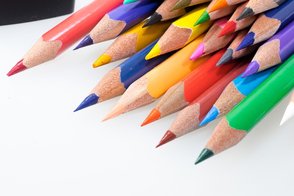 Colorful color paint