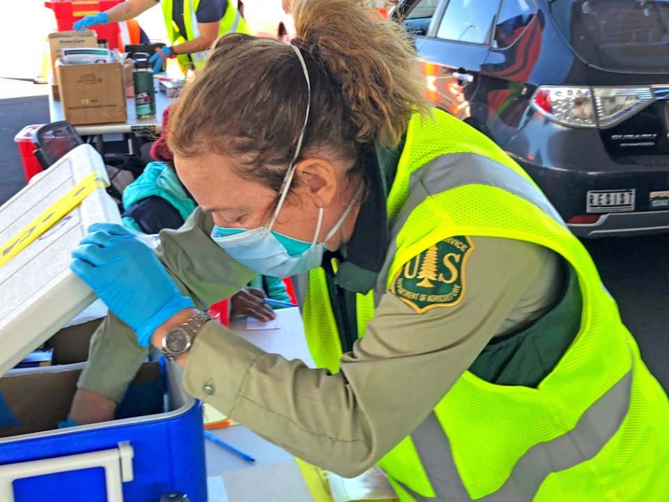 OaklandColiseumMassCOVIDVaccinationSite-California