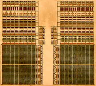 Hitachi HD6417197 die shot - polysilicon - cache - brightfield
