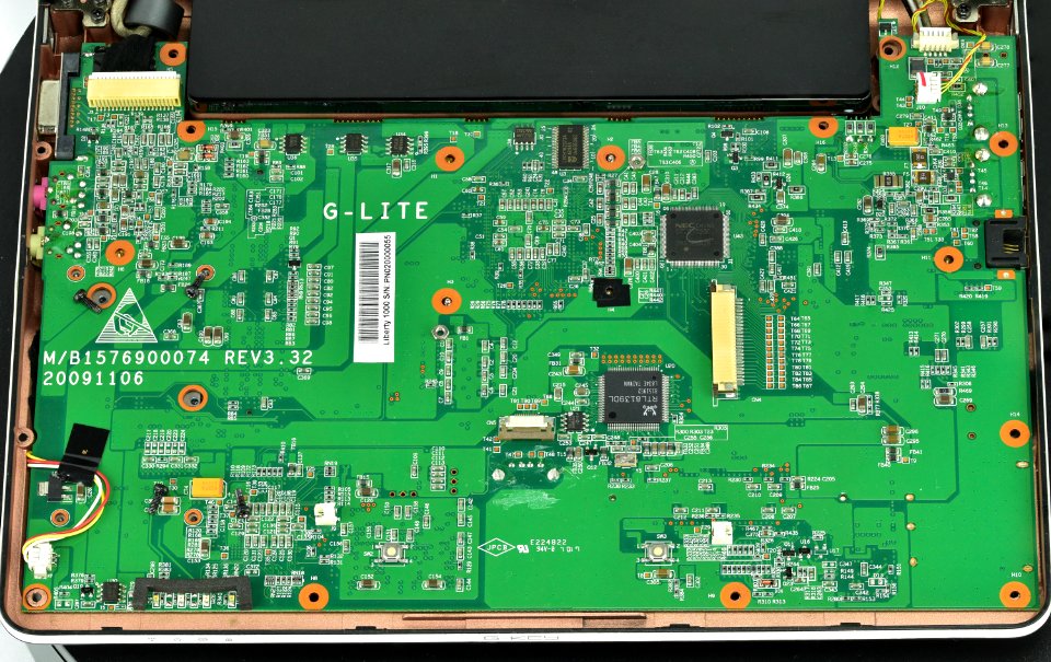 Motherboard top - (Emtec Gdium Liberty 1000)