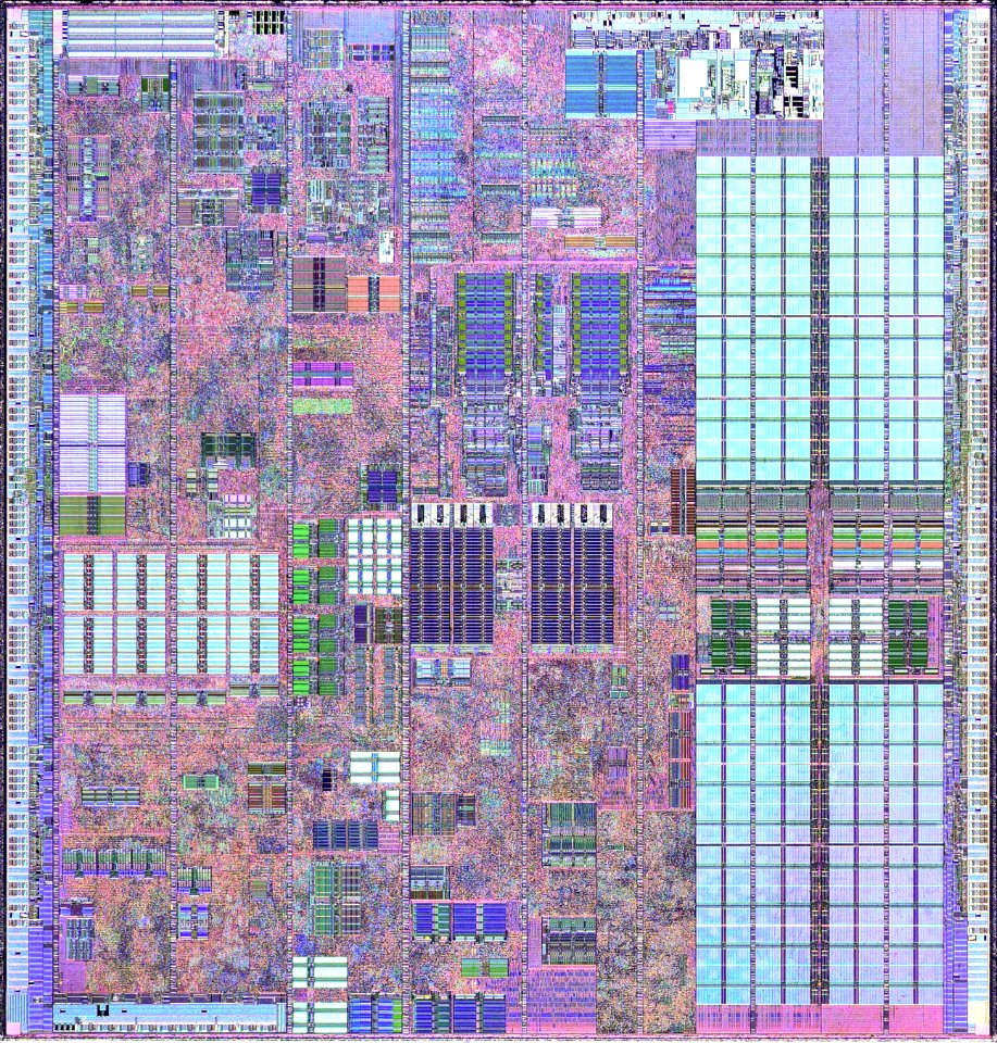 Intel Prescott-2M die shot