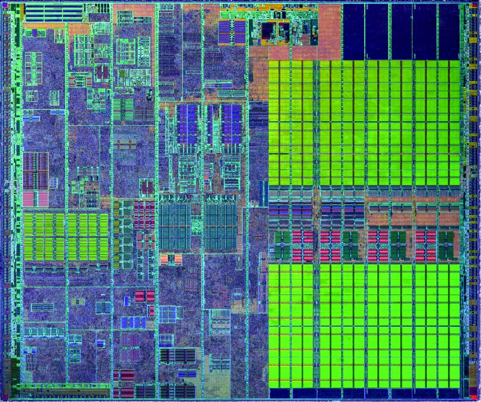 Intel Prescott-2M die shot