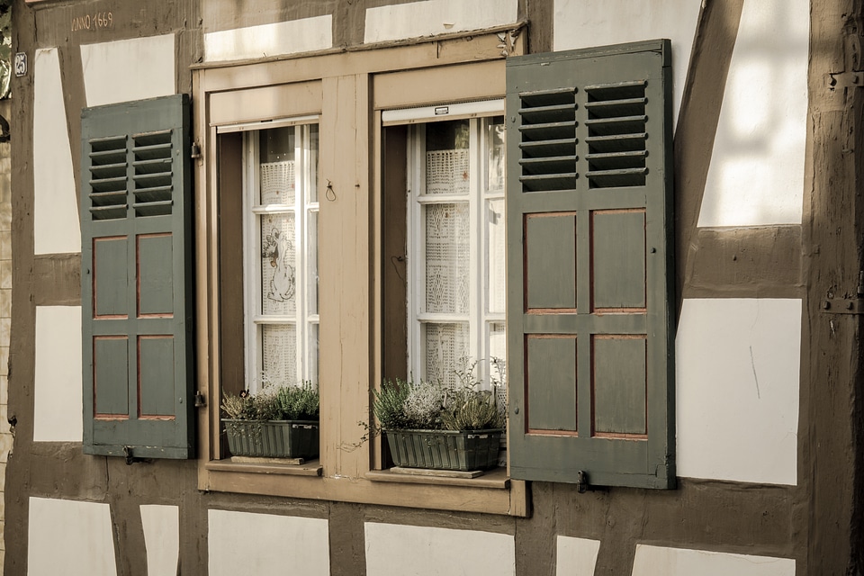 Shutters house building