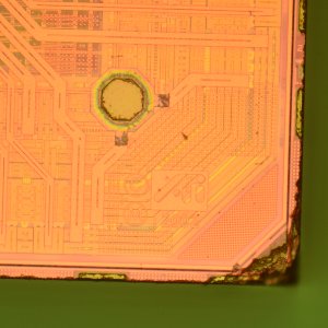 ATI RV350 top metal markings