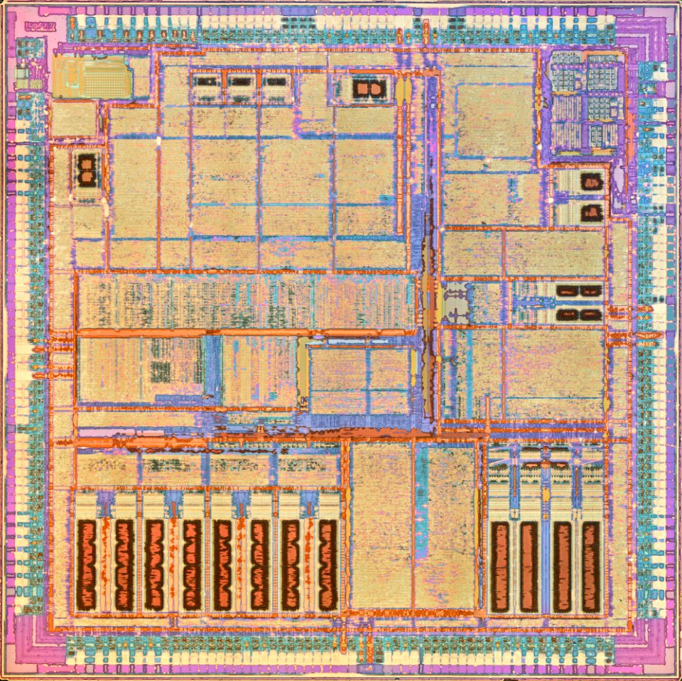Hitachi HD6417197 die shot - first etch - stitched