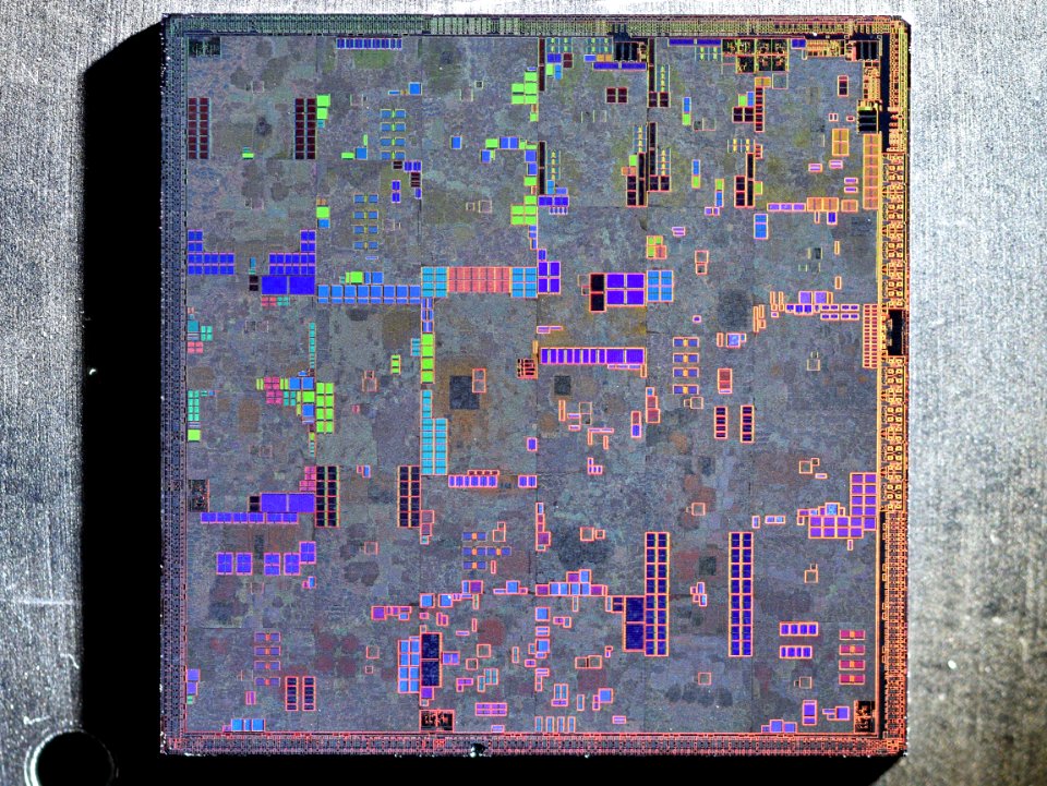 Nvidia G70 die shot