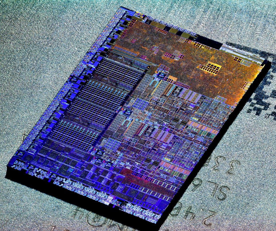 Intel Sandy Bridge 2C-GT1 die shot