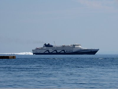 Arrival at Tinos