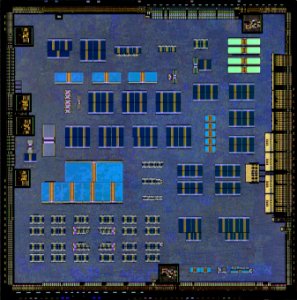 Xerox Calypso die shot - etched