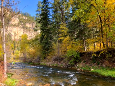 Spearfish Canyon in Fall photo
