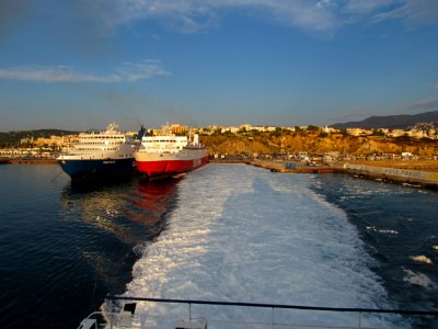 Departure from Rafina