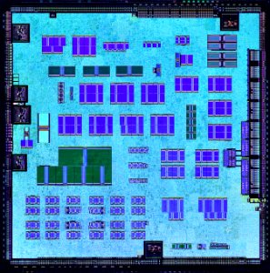 Xerox Calypso die shot - etched