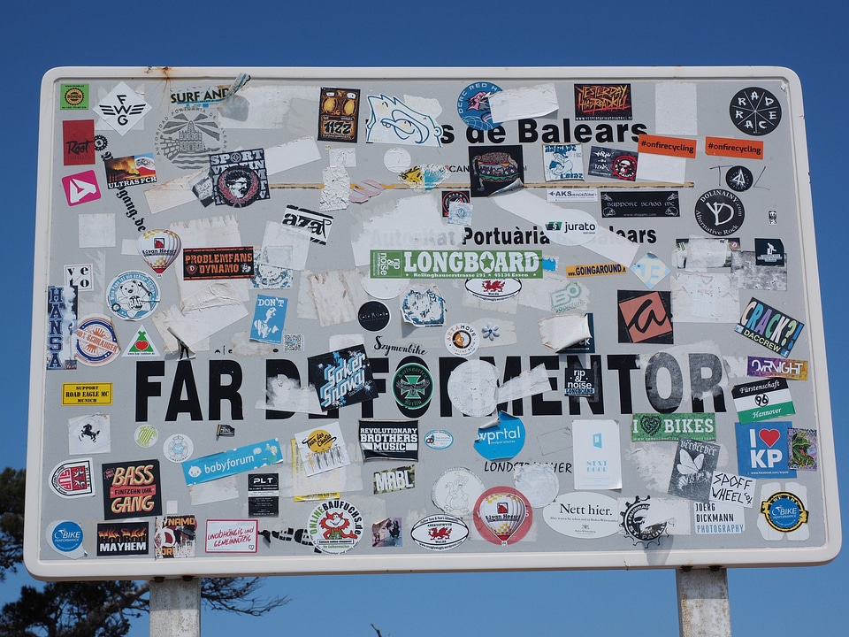 Glued sticker mallorca