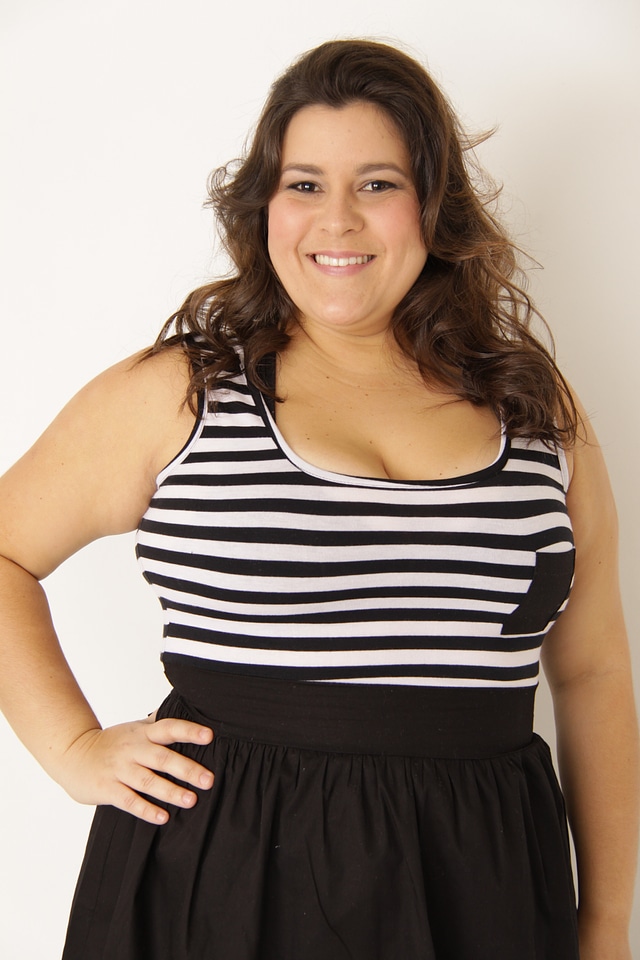 Plus size portuguese model