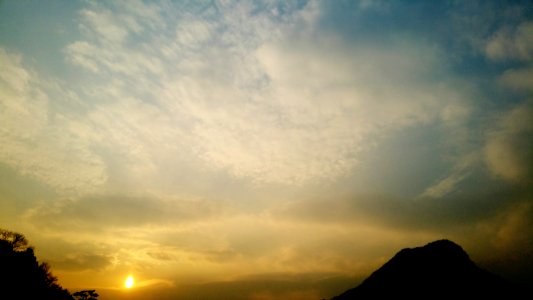 January 12, 2019 sunset 16:34PM