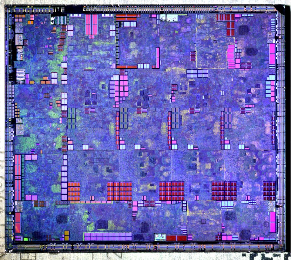 Nvidia NV40 die shot