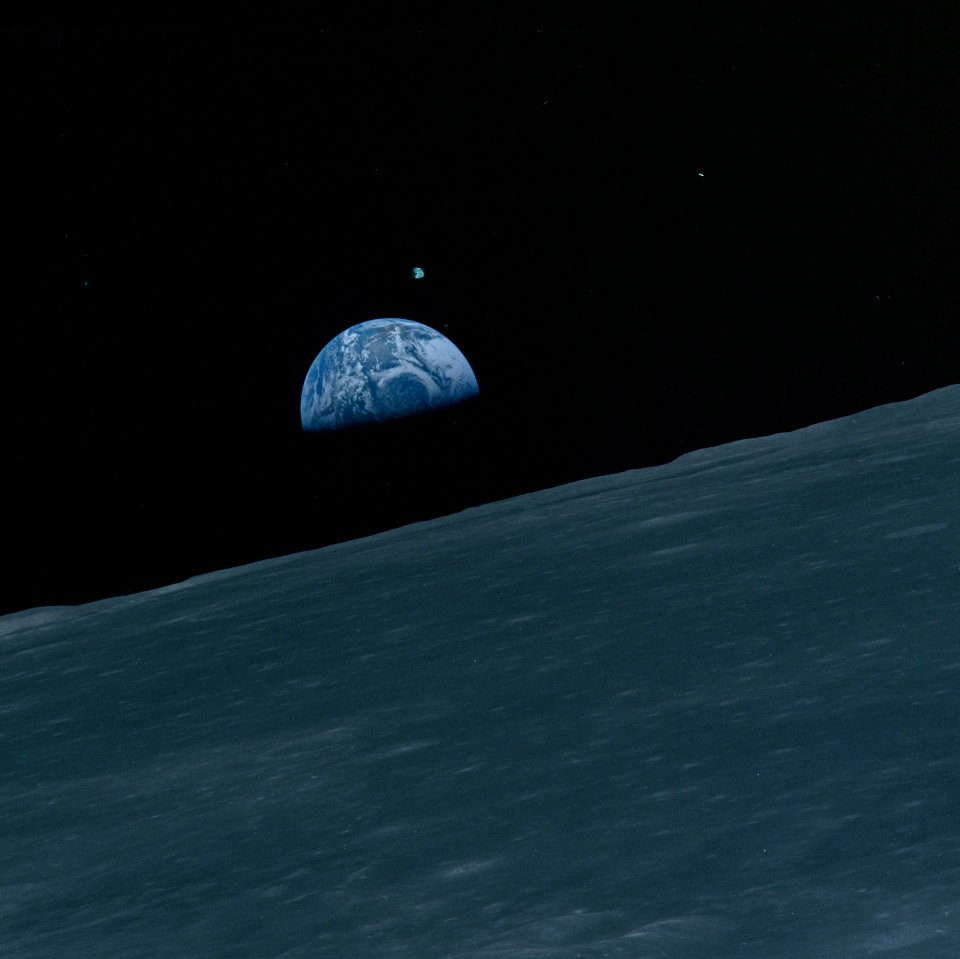 Earth from Apollo 8 - CREDIT NASA