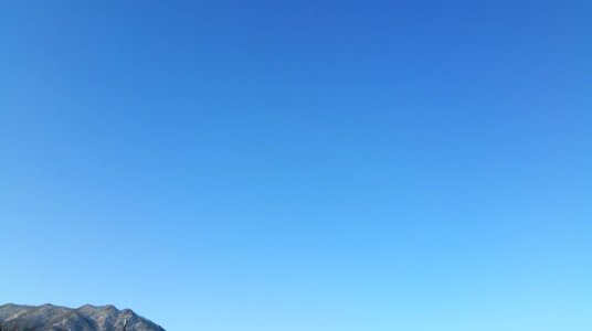 CheonIlGuk 8 ryeon Cheol ryeok 10 wol 30 il (December 14, 2020) - 9:55AM clear blue sky　*The direction of the mountains is West