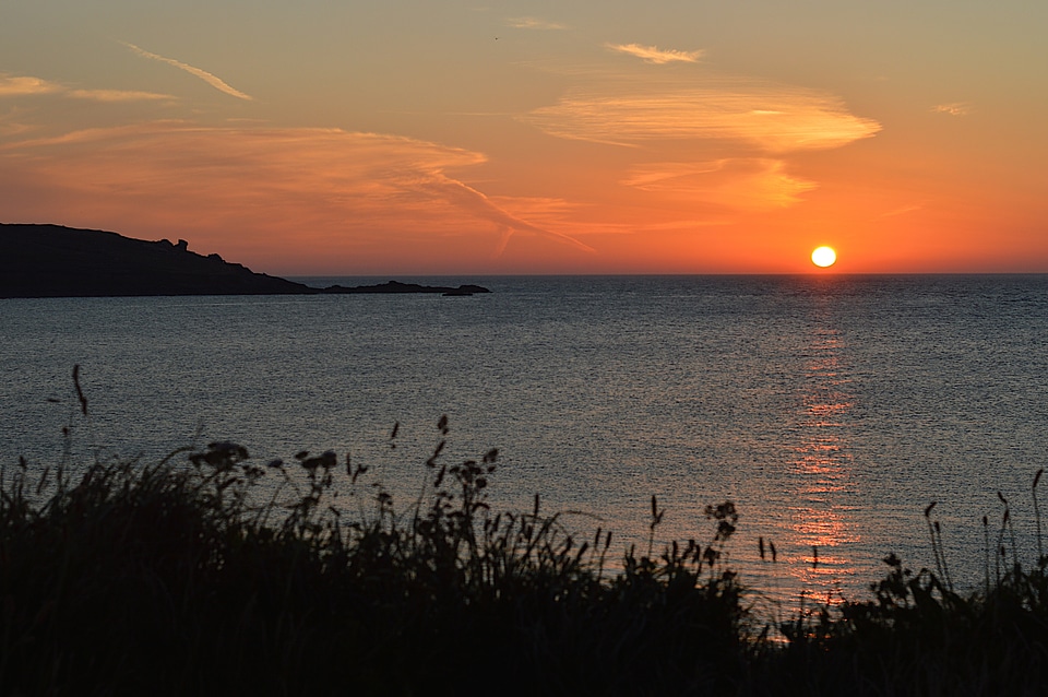 Cornwall red beach
