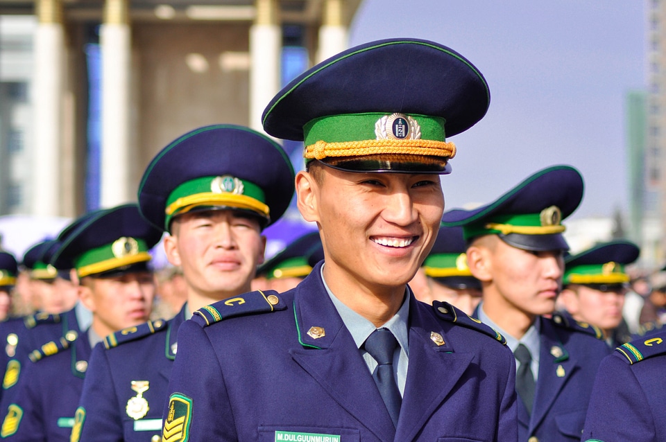 Officer parade army