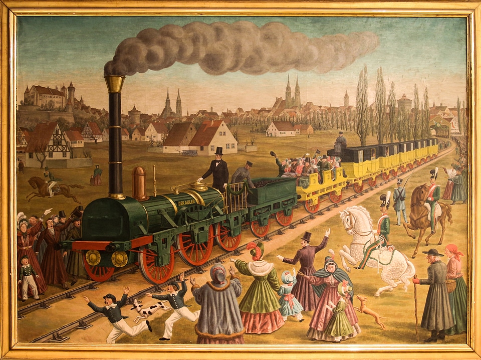 Nuremberg fürth steam locomotive