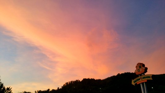 July 12, 2018 sunset 20:07PM