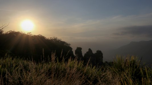 blue mountains photo