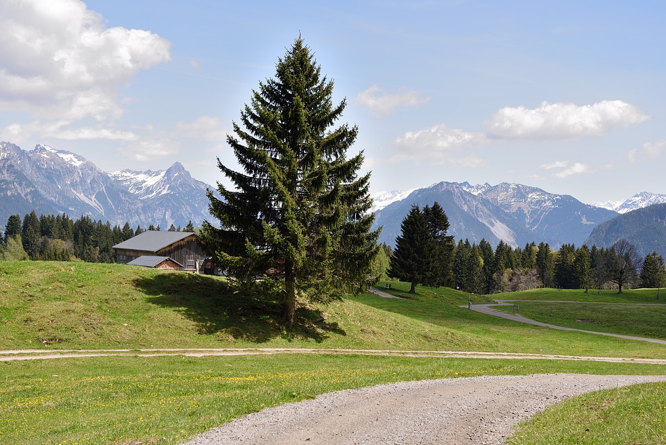 Away mountains nature