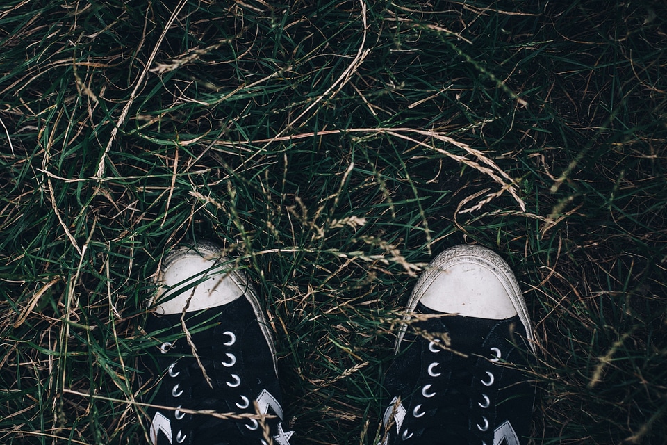 Outdoors footwear worn