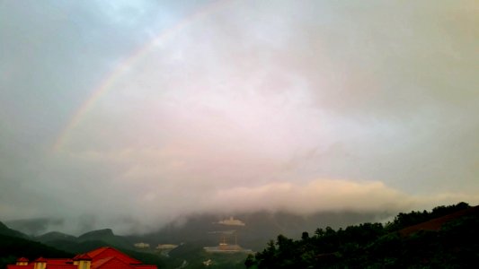 天一國7年 天曆 7月15日 (August 15, 2019) rainbow 19:14PM　광복절 光復節 74Th Gwangbokjeol