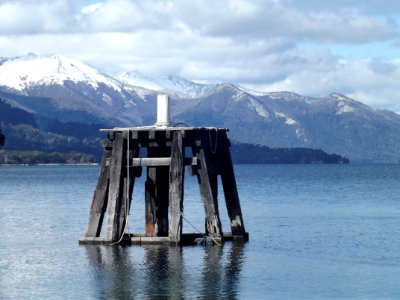 Plataforma en el mar