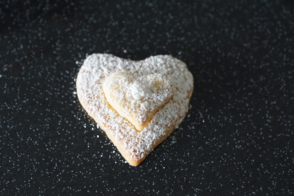 Pastries bake valentine's day