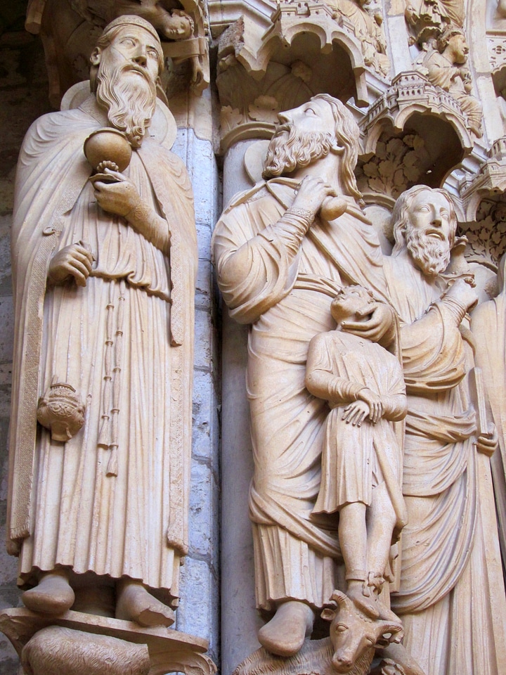 Sculpture medieval cathedral