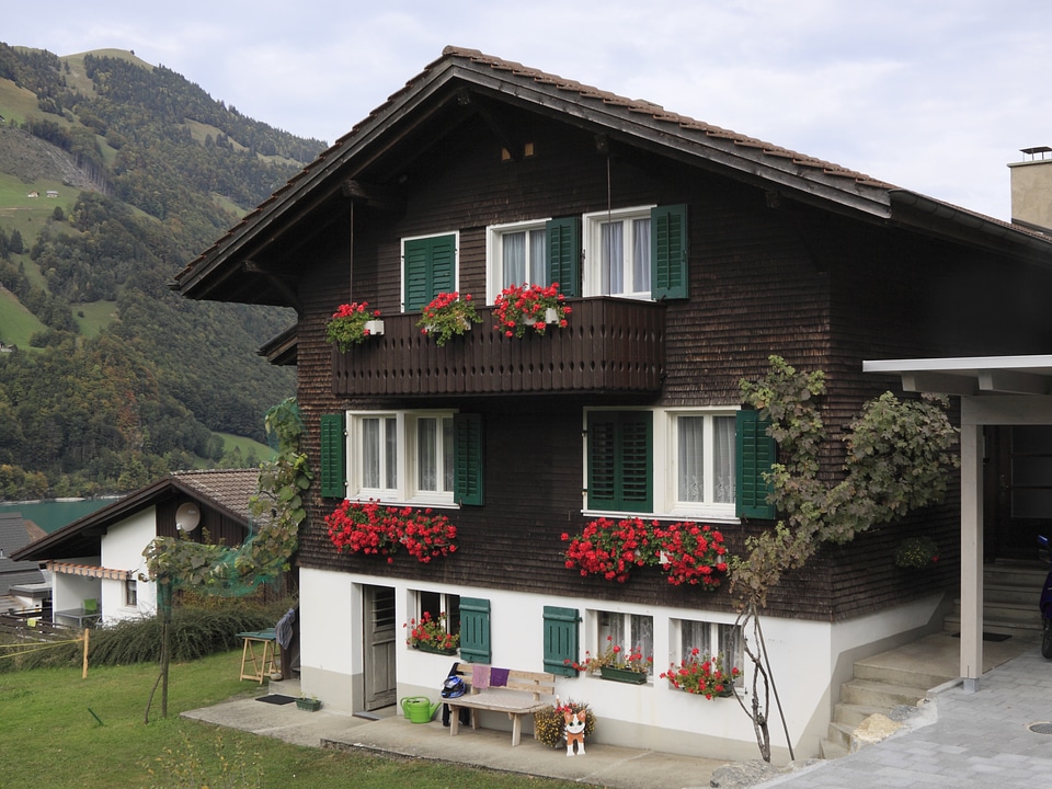 Mountain hut chalet home