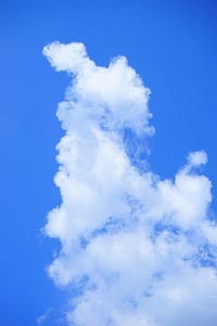 Sky cloud formation blue