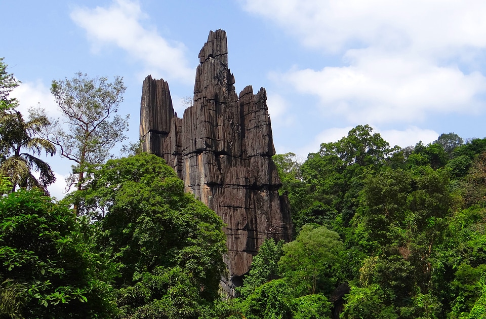 Karst cliff landscape