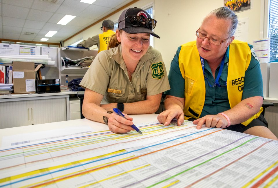 US firefighters in Australia