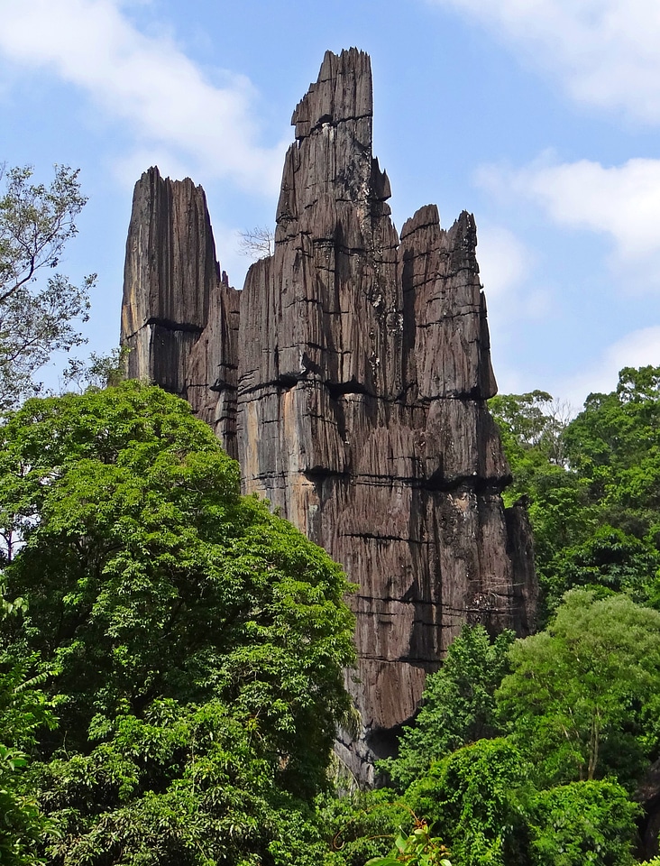 Karst cliff landscape