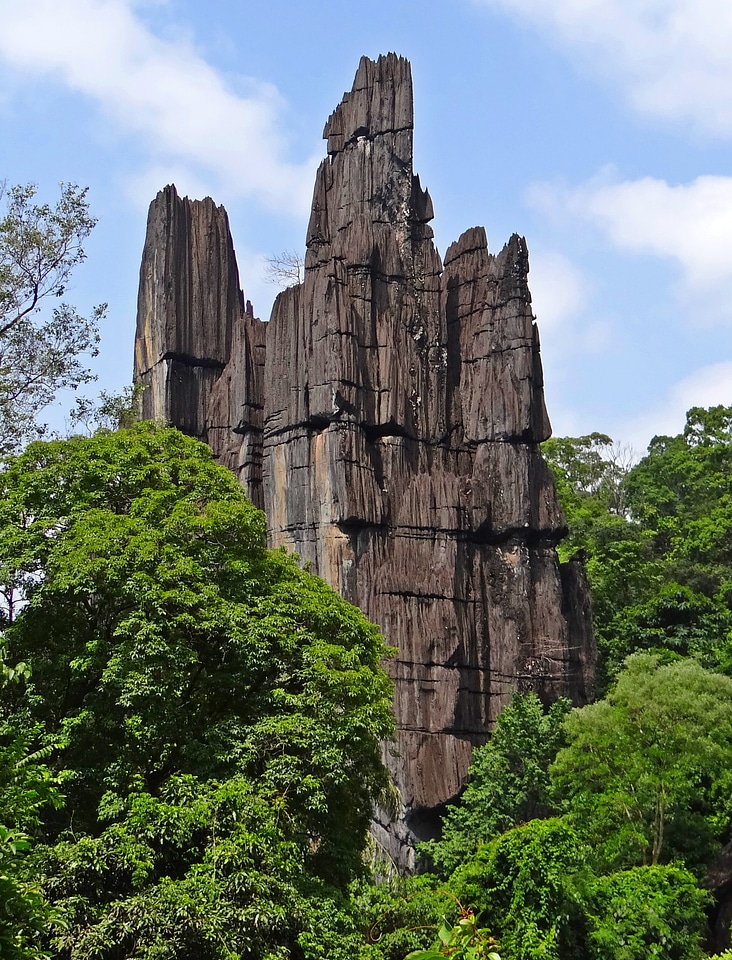 Karst cliff landscape photo