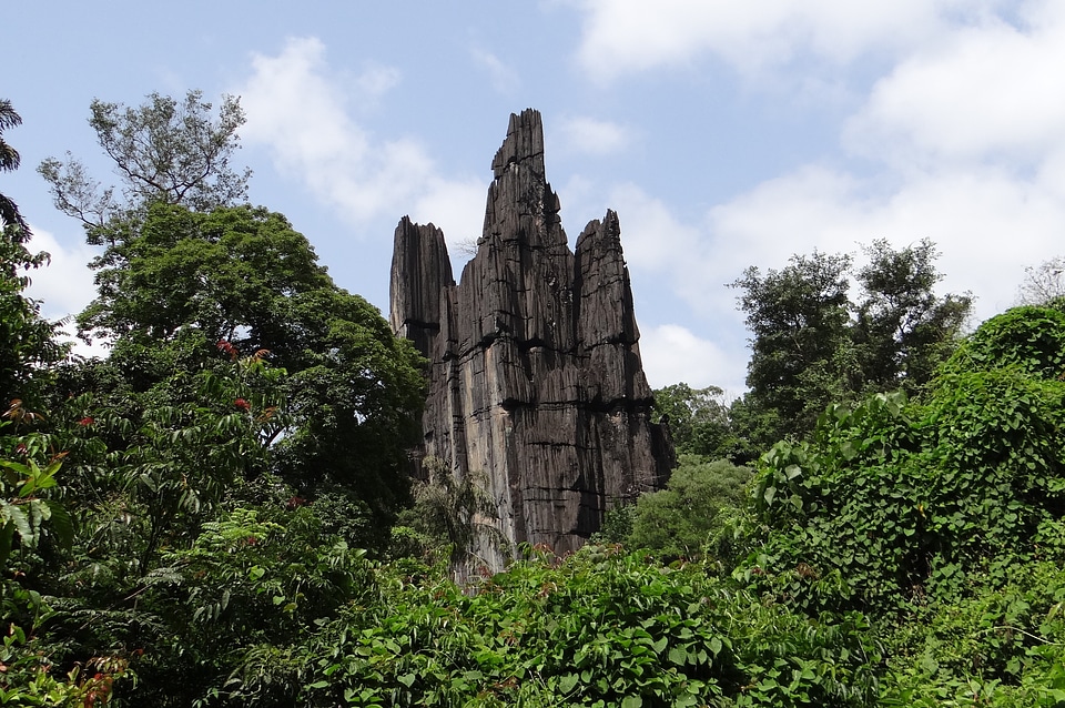 Karst cliff landscape