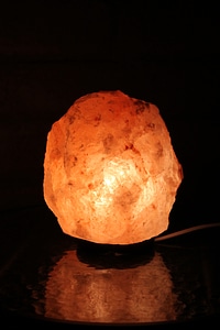 Orange lamp light photo