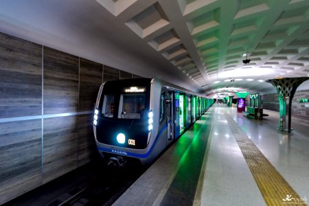 metro train 81-765/766/767.4k moscow 2019 in kazan metro photo