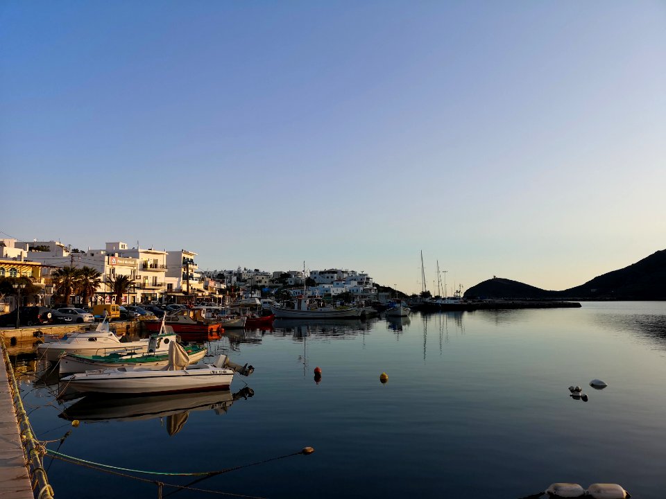 Gavrion harbor on Andros