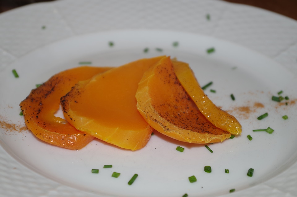 Appetizer vegetables serving