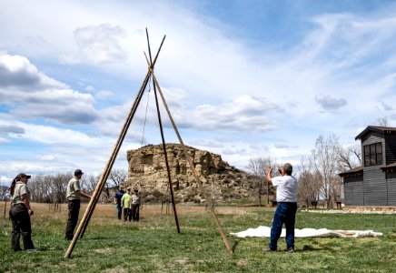Pretty Shield Foundation Teepee Build